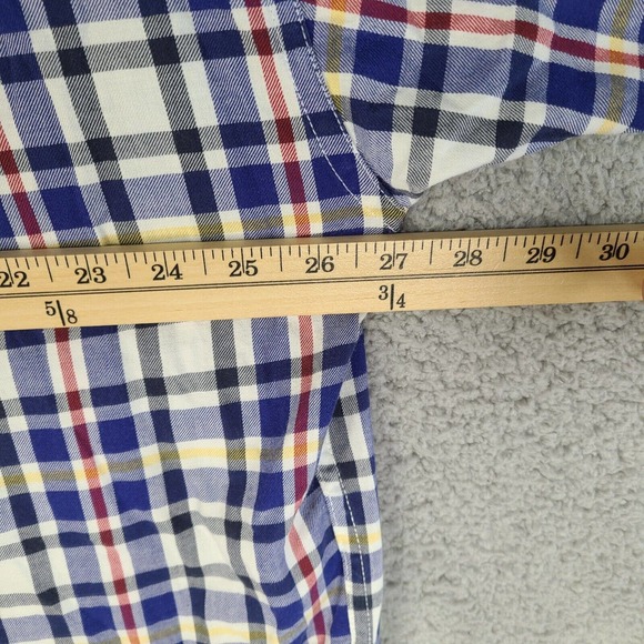 Chaps Ralph Lauren Shirt Men's XL Multicolor‎ Plaid Button Down Cotton - Picture 9 of 11